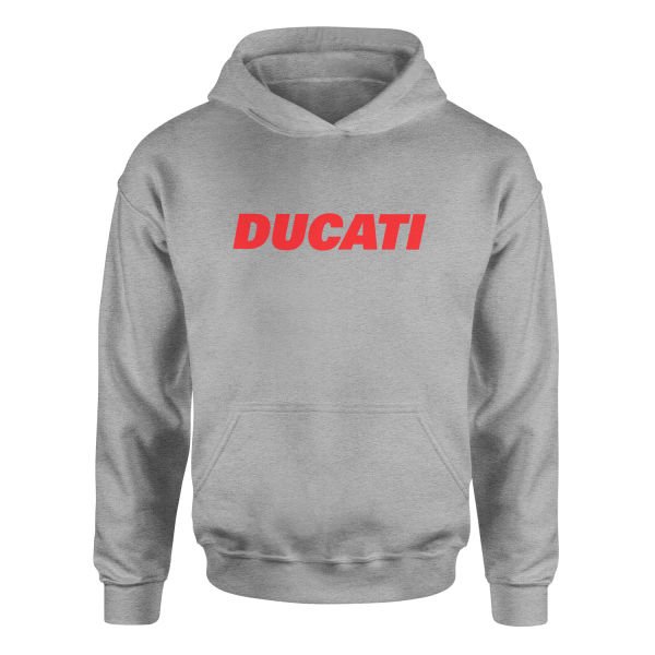 Ducati Red Hoodie L - Gri