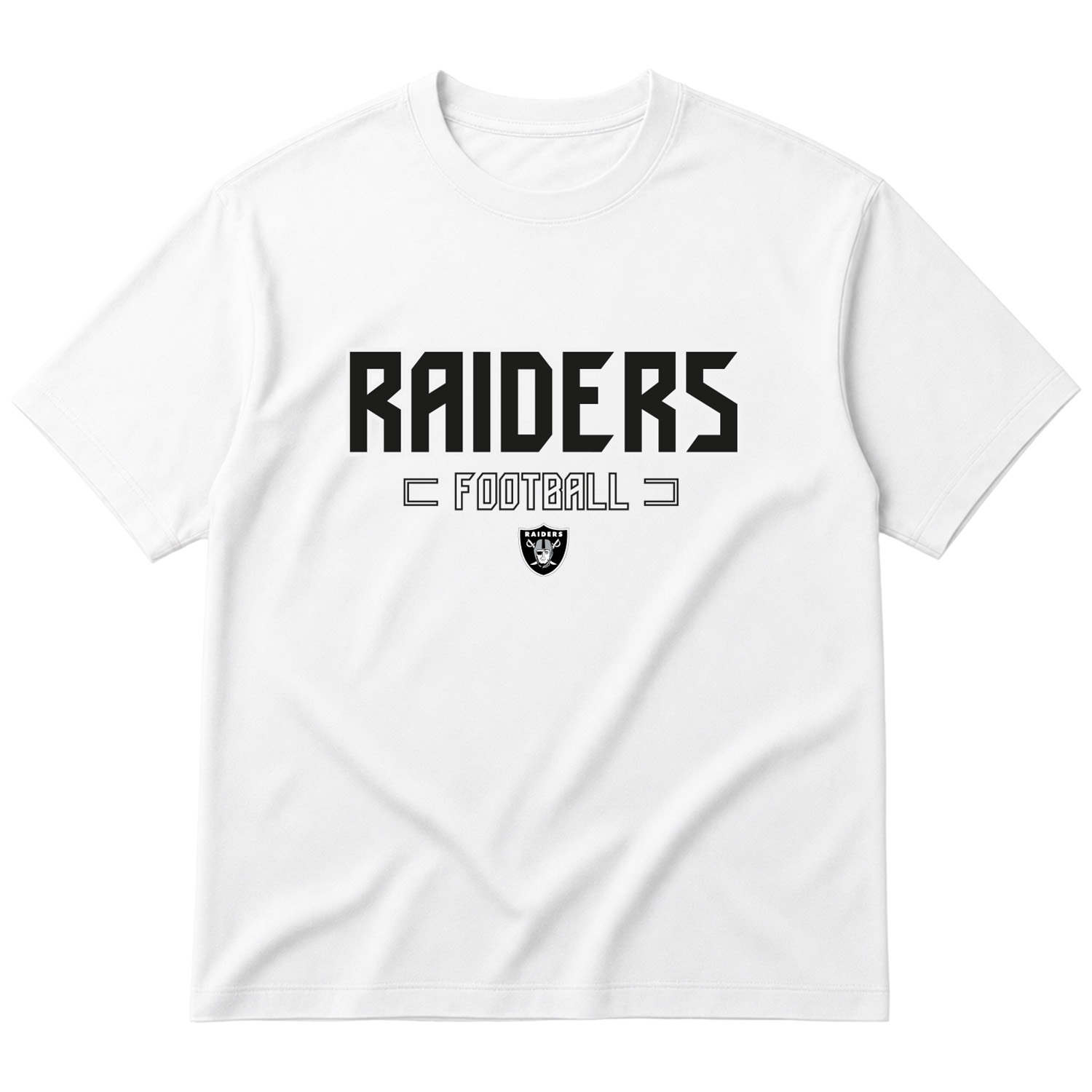 Las Vegas Raiders Football Oversize Tişört L - Beyaz