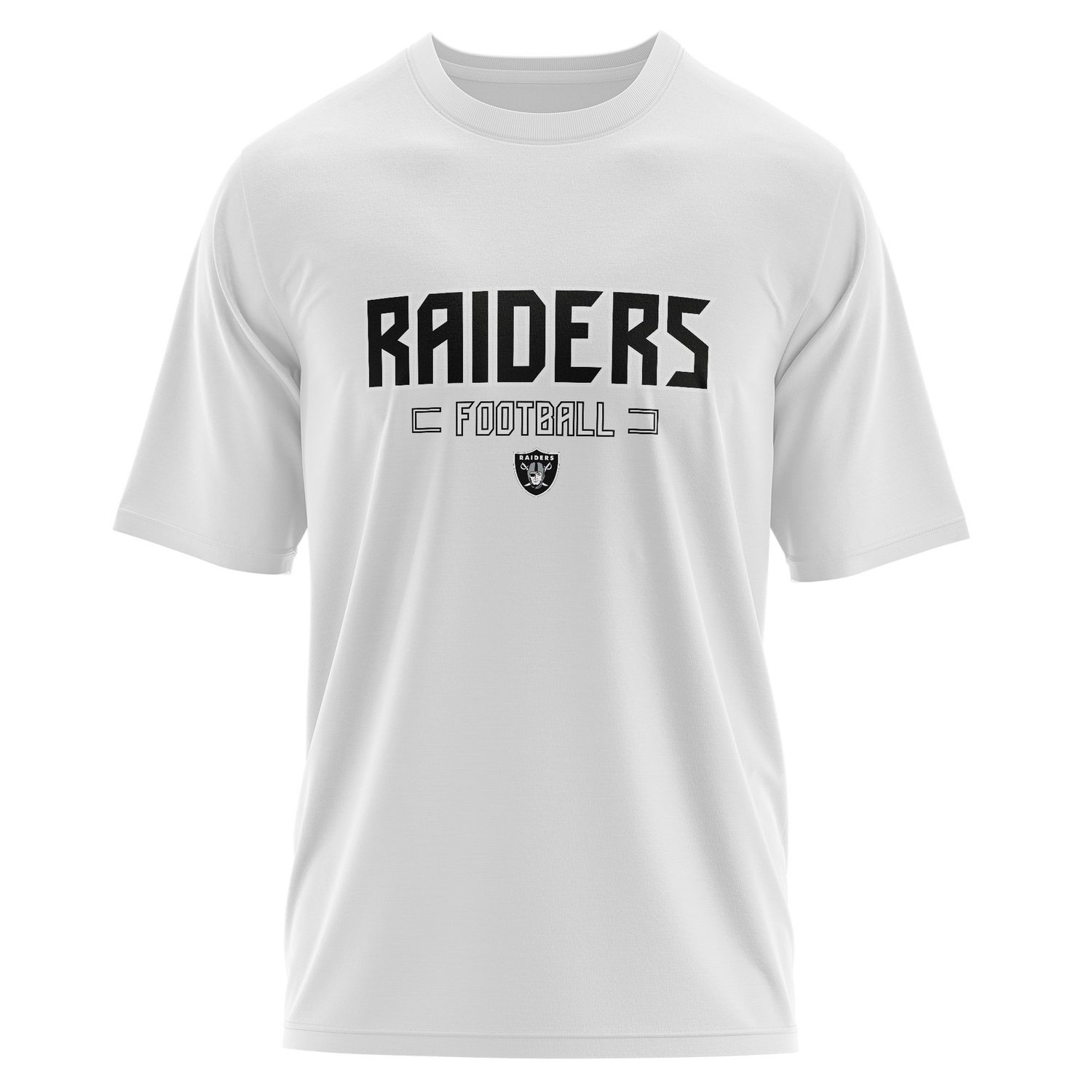 Las Vegas Raiders Football Oversize Tişört L - Beyaz