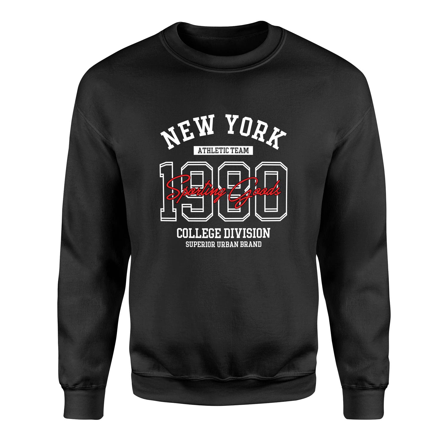 NY Athletic Team SG Sweatshirt L - Siyah