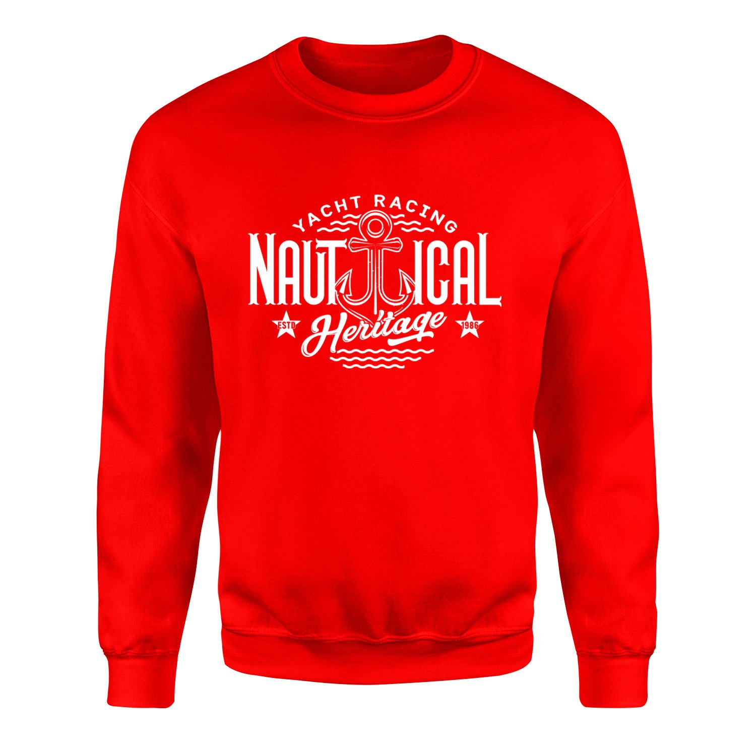 Nautical Heritage Sweatshirt S - Kırmızı