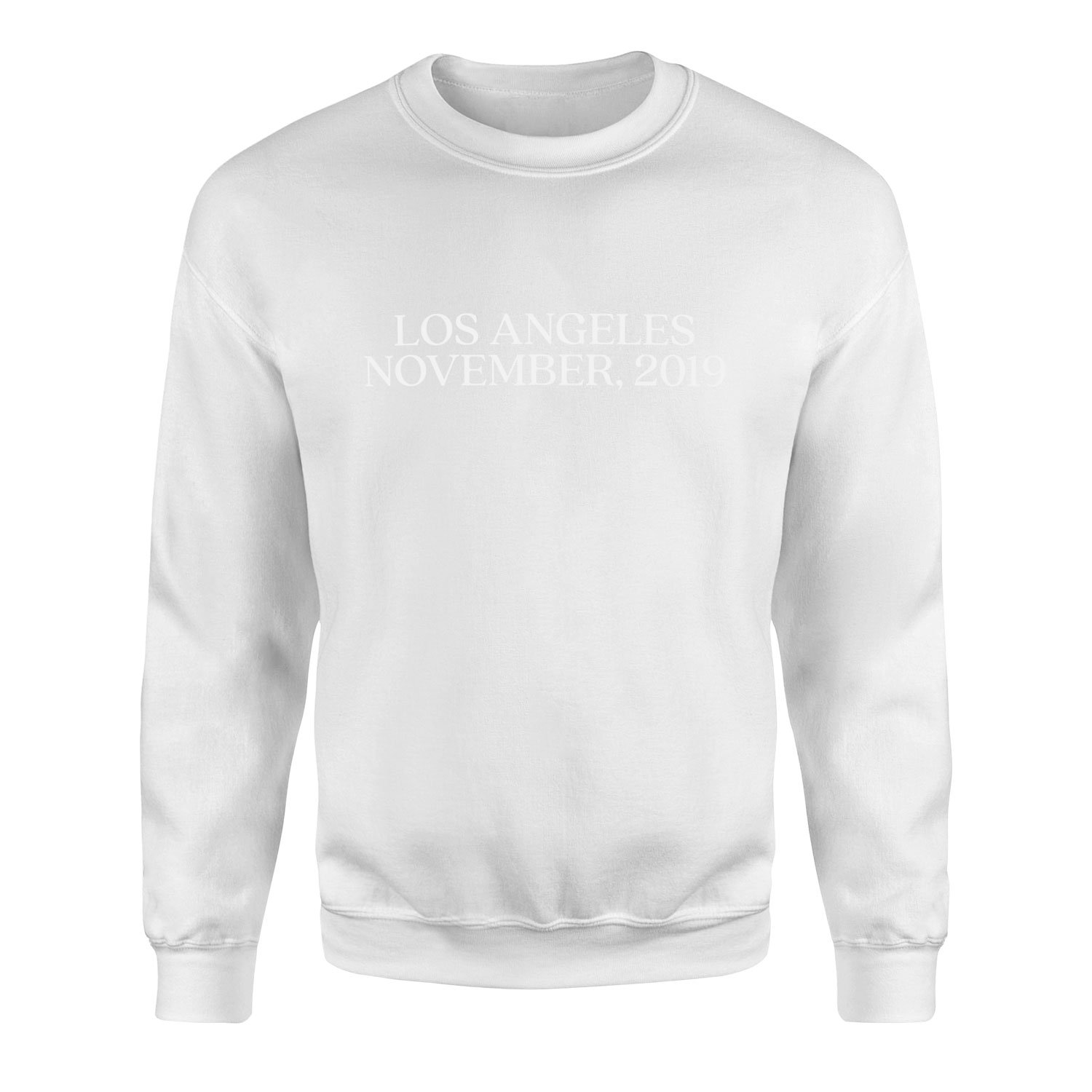 LOS ANGELES, NOVEMBER, 2019 Sweatshirt L - Beyaz