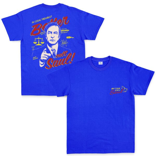 Call Saul Goodman | Better Call Saul Tişört L - Mavi