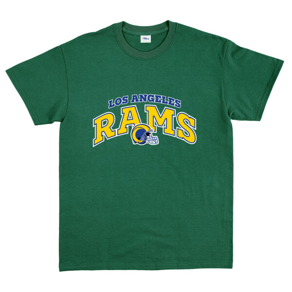 Los Angeles RAMS Arch Tişört XL - Nefti Yeşili