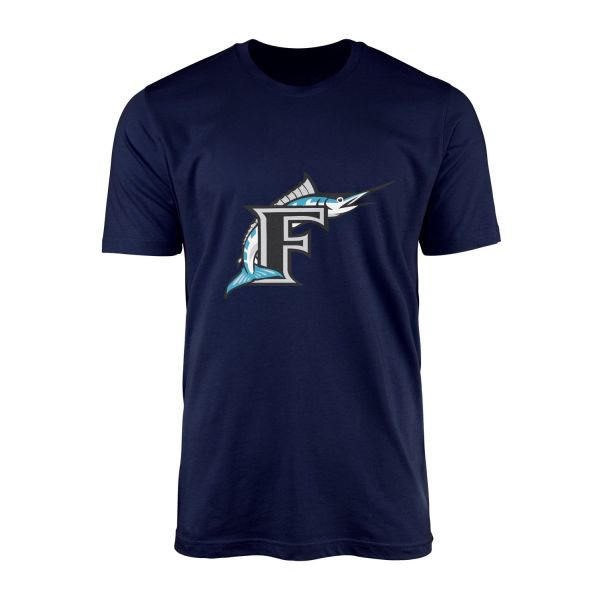 Florida Marlins Vintage Tişört XL - İndigo Mavisi