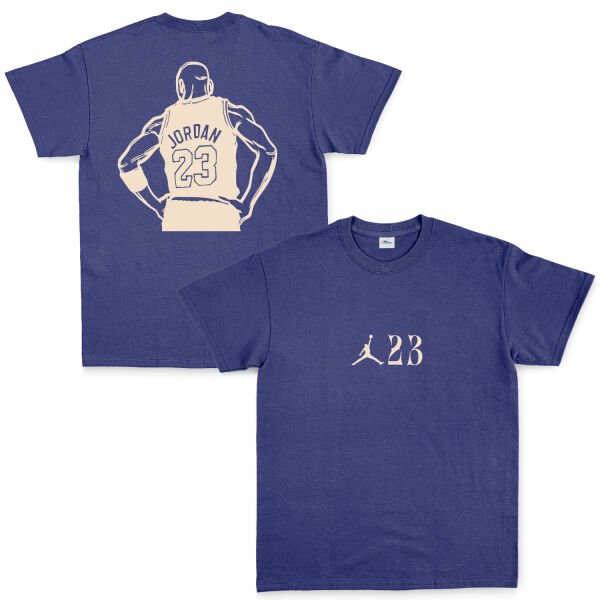 MJ 23 Unstoppable Cream |  Air Jordan Tişört XL - İndigo Mavisi