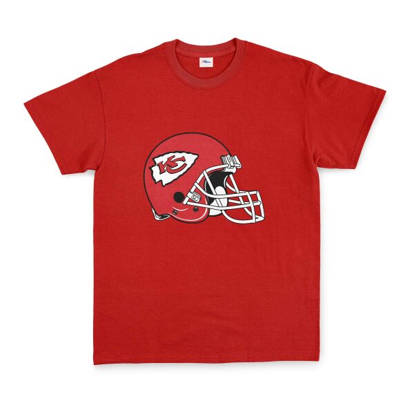 Kansas City Chiefs Helmet Tişört M - Kırmızı