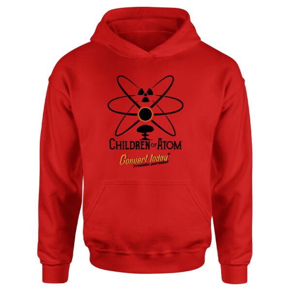 Children of Atom Hoodie L - Kırmızı
