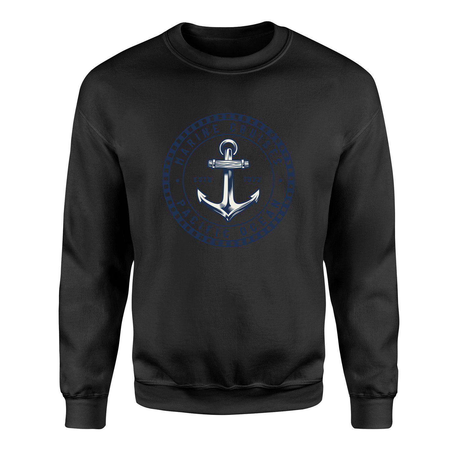 Marine Cruises Pacific Ocean Sweatshirt XL - Siyah