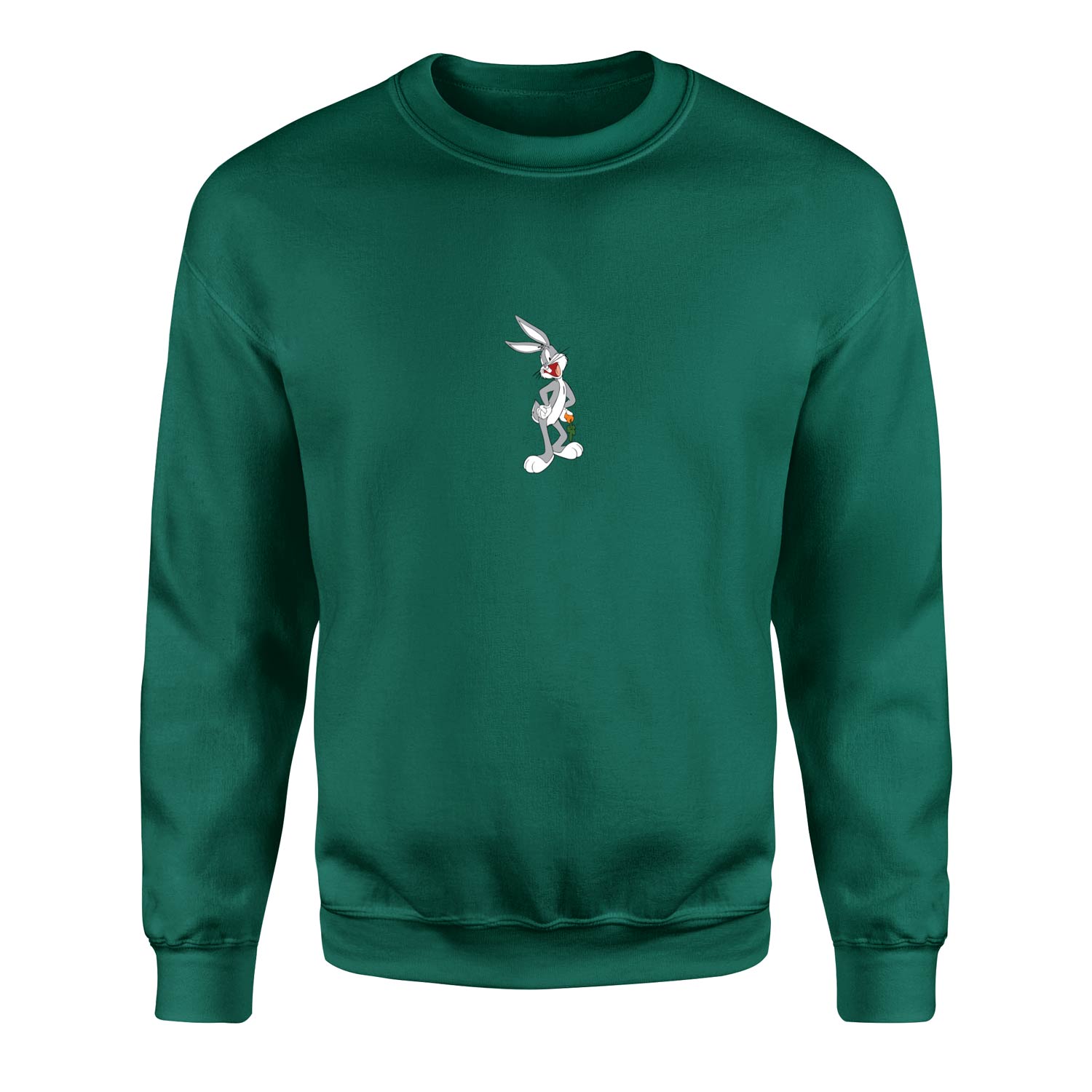 Bugs Bunny Sweatshirt S - Nefti Yeşili
