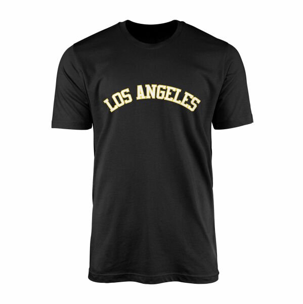 Los Angeles Tişört XXL - Siyah