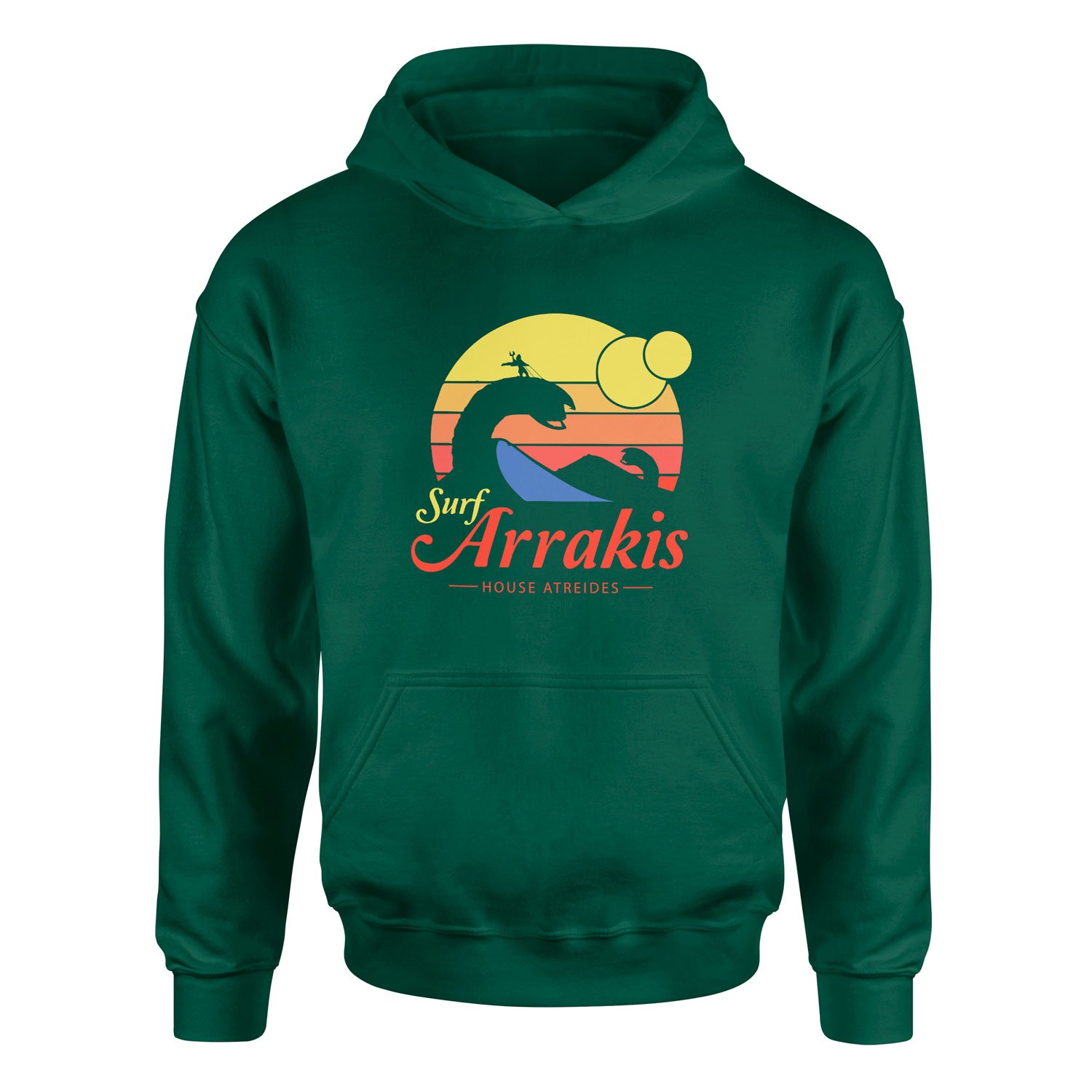 Surf Arrakis Hoodie XL - Nefti Yeşili