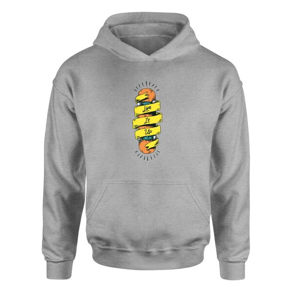 Live It Up Skates V1 Hoodie L - Gri