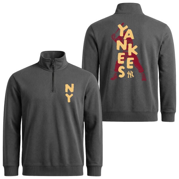 NY Yankees WS Legendary Edition Yarım Fermuarlı Sweatshirt