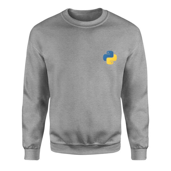 Python Icon Sweatshirt M - Gri