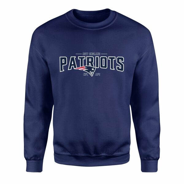 New England Patriots AFC Sweatshirt XL - İndigo Mavisi