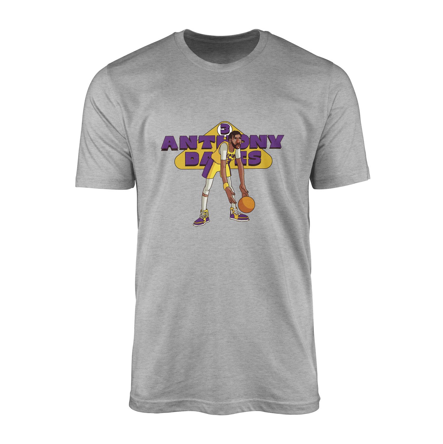 Anthony Davis 3 Tişört L - Gri