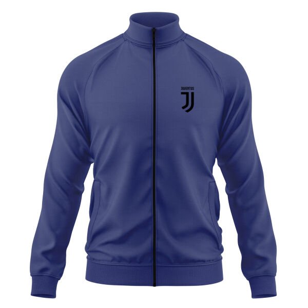 Juventus Fermuarlı Sweatshirt S - İndigo Mavisi