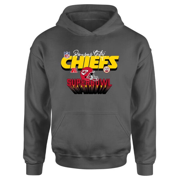 Kansas City Chiefs SB Champions Hoodie XL - Füme