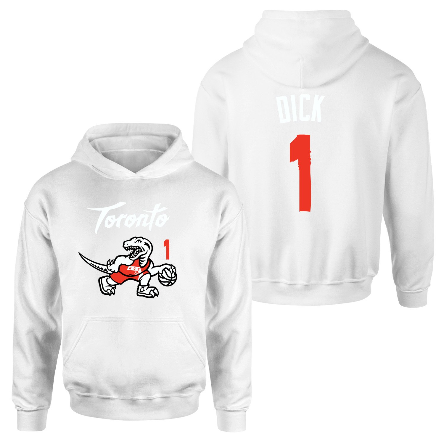 Gradey Dick 1 City Edition Raptors Hoodie XL - Beyaz