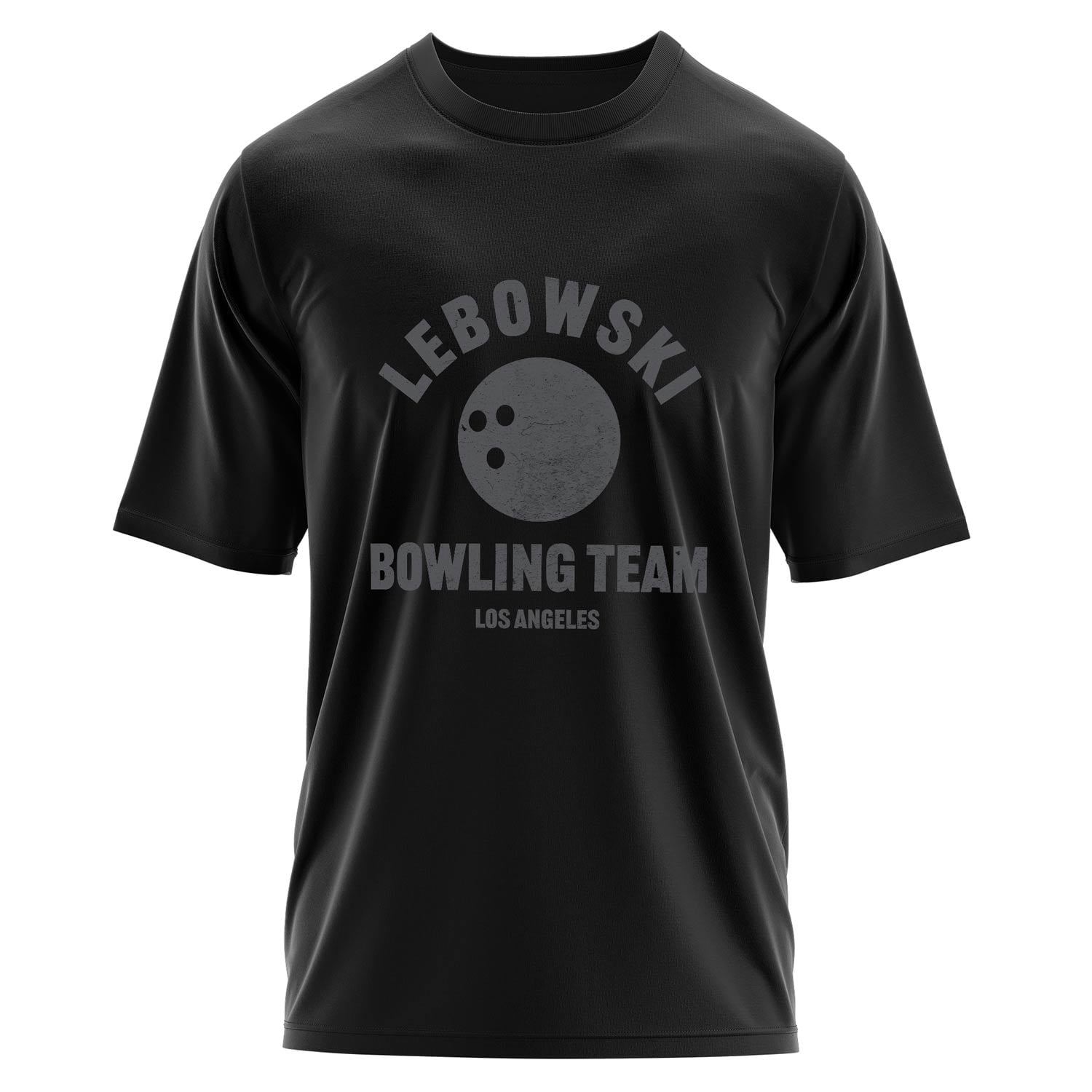 Lebowski Bowling Team Oversize Tişört XL - Siyah