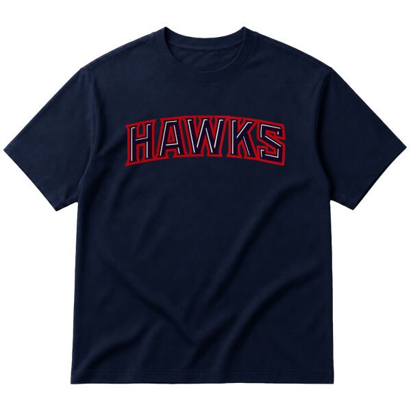 Hawks Oversize Tişört M - İndigo Mavisi