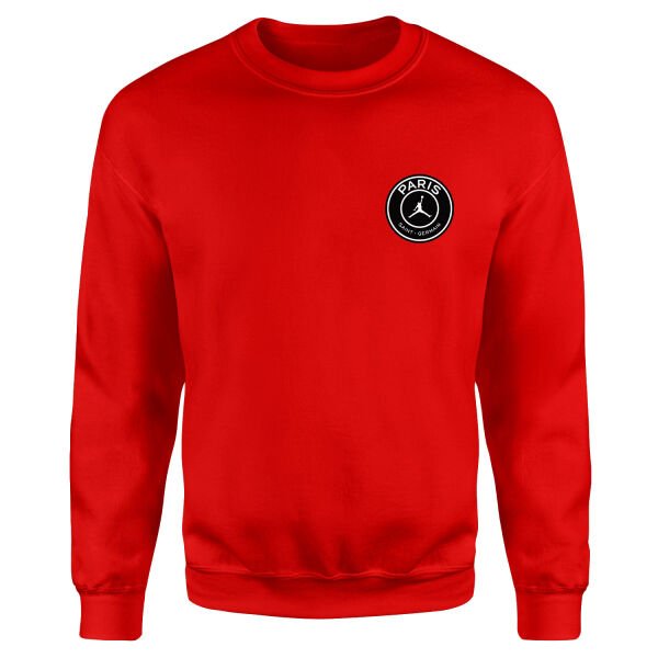 PSG X Air Jordan Sweatshirt XL - Kırmızı