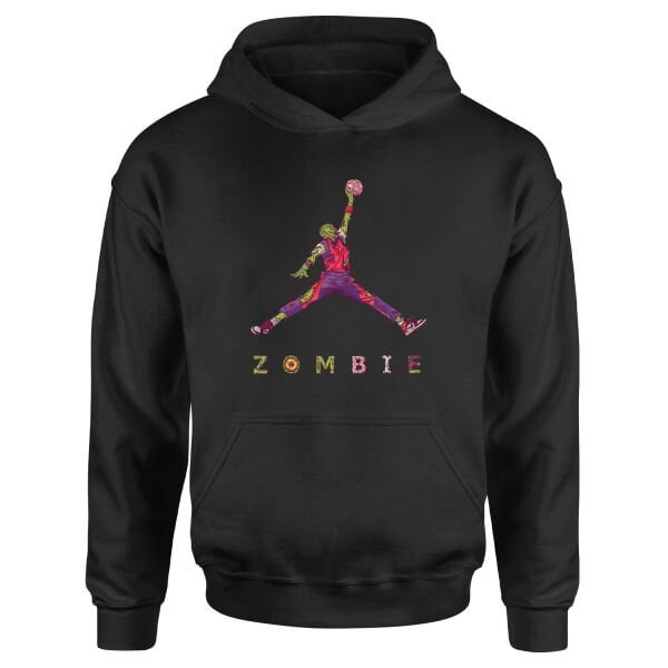 Air Jordan Zombie Hoodie S - Siyah