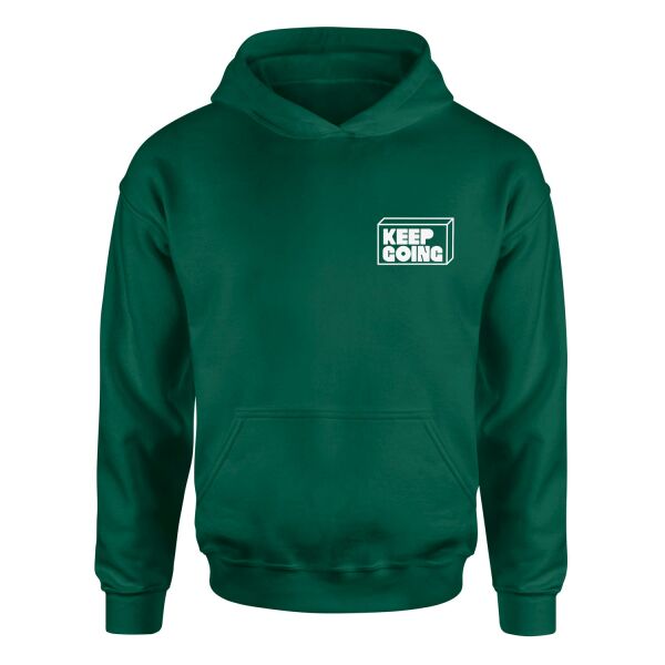 Keep Going Hoodie S - Nefti Yeşili