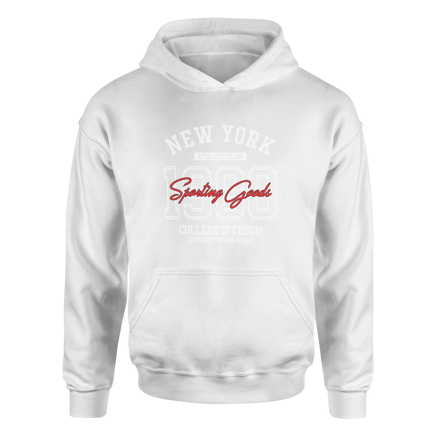 NY Athletic Team SG Hoodie XL - Beyaz