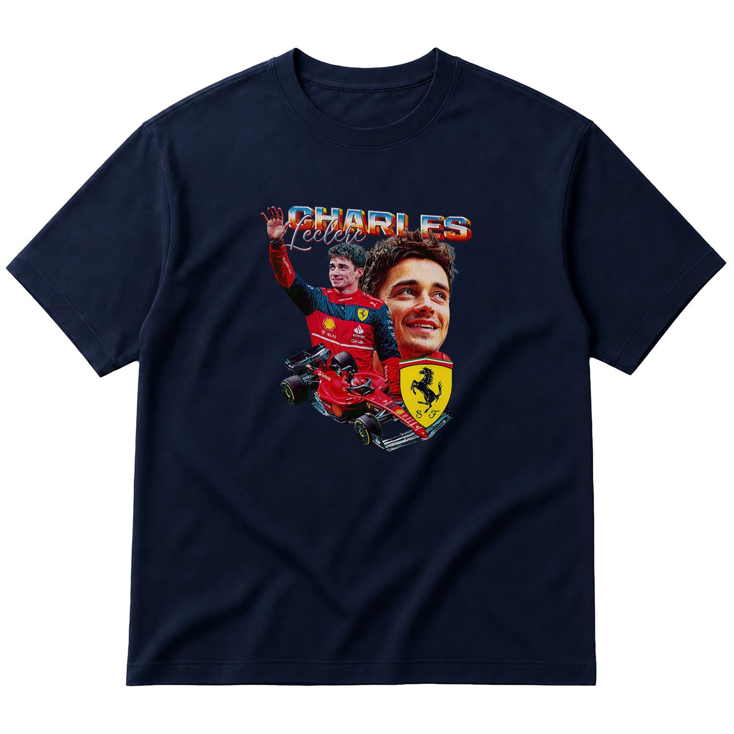 Charles Leclerc Oversize Tişört