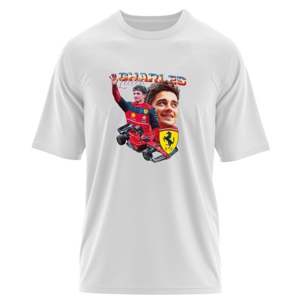 Charles Leclerc Oversize Tişört