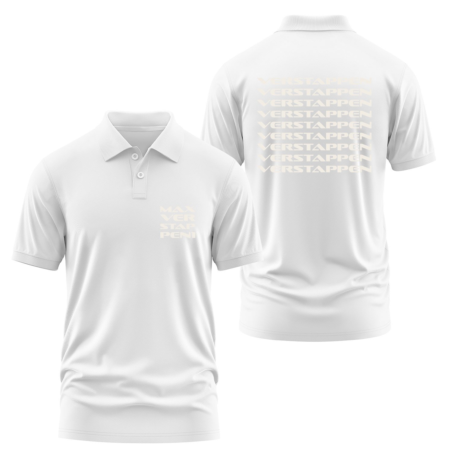Max Verstappen The One Polo Tişört XXL - Beyaz