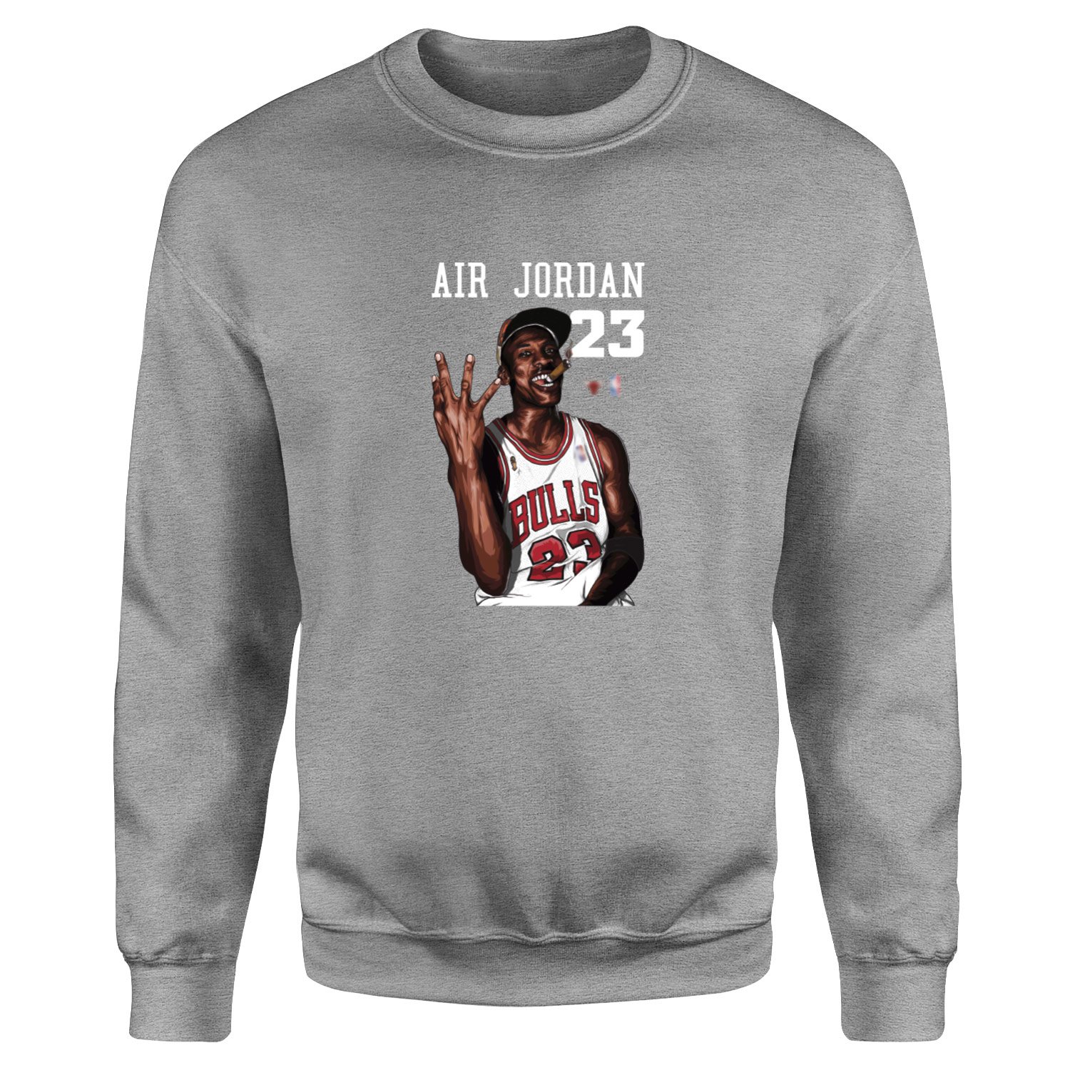 4th Time Is The Charm | Michael Jordan Sweatshirt XXL - Gri