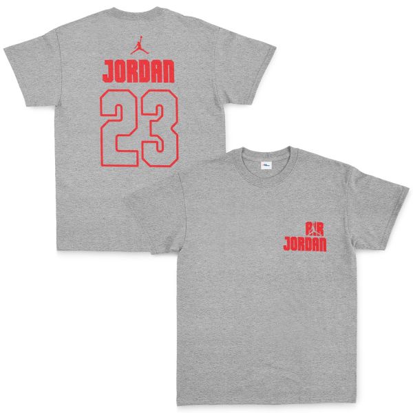 Air Jordan Block 23 Tişört XL - Gri
