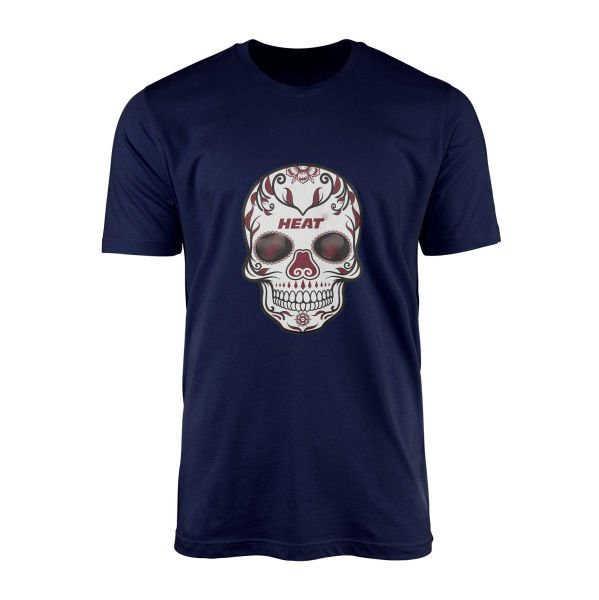 Heat Skull Tişört S - İndigo Mavisi