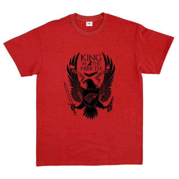 King in the North Tişört XL - Kırmızı