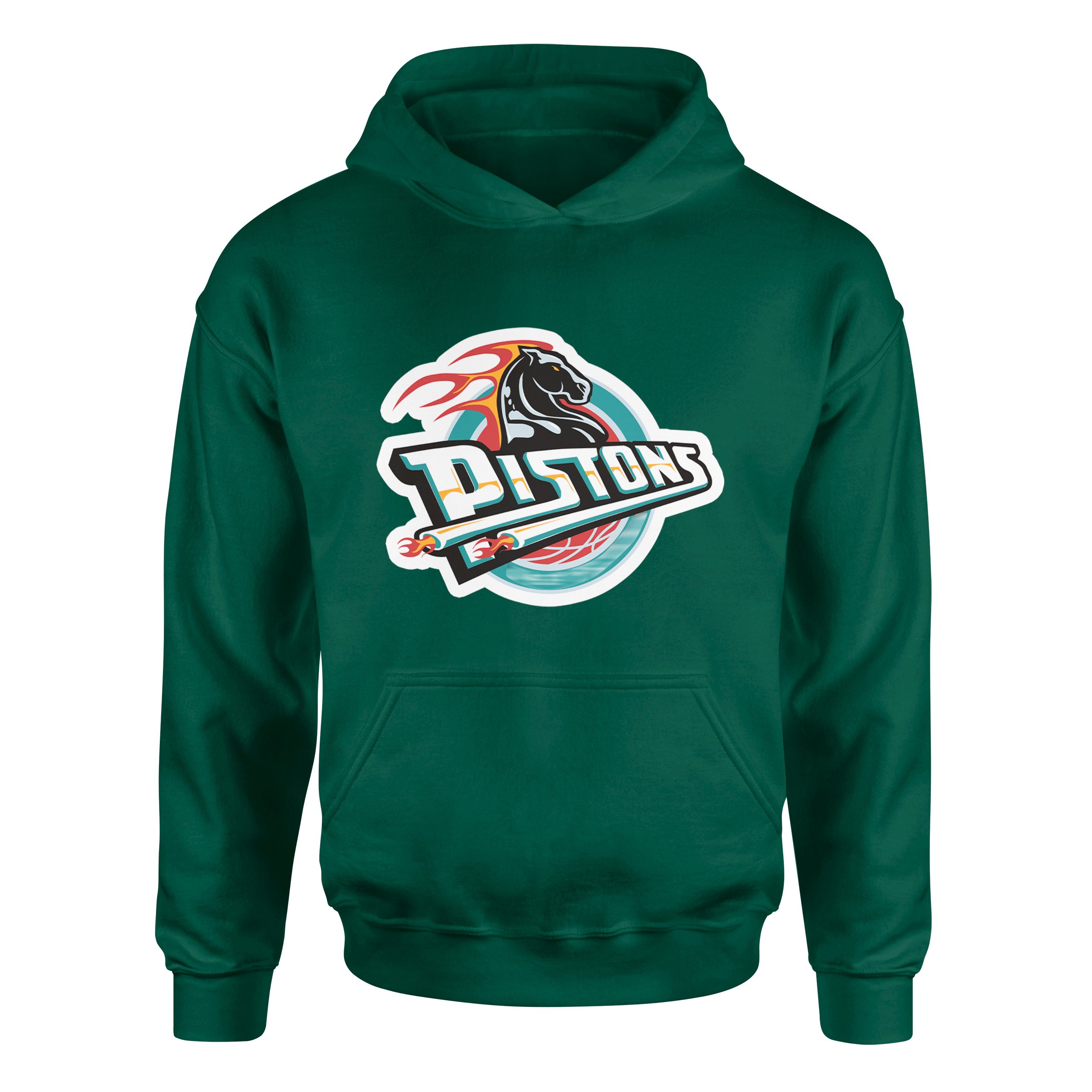 Detroit Retro Hoodie XL - Nefti Yeşili
