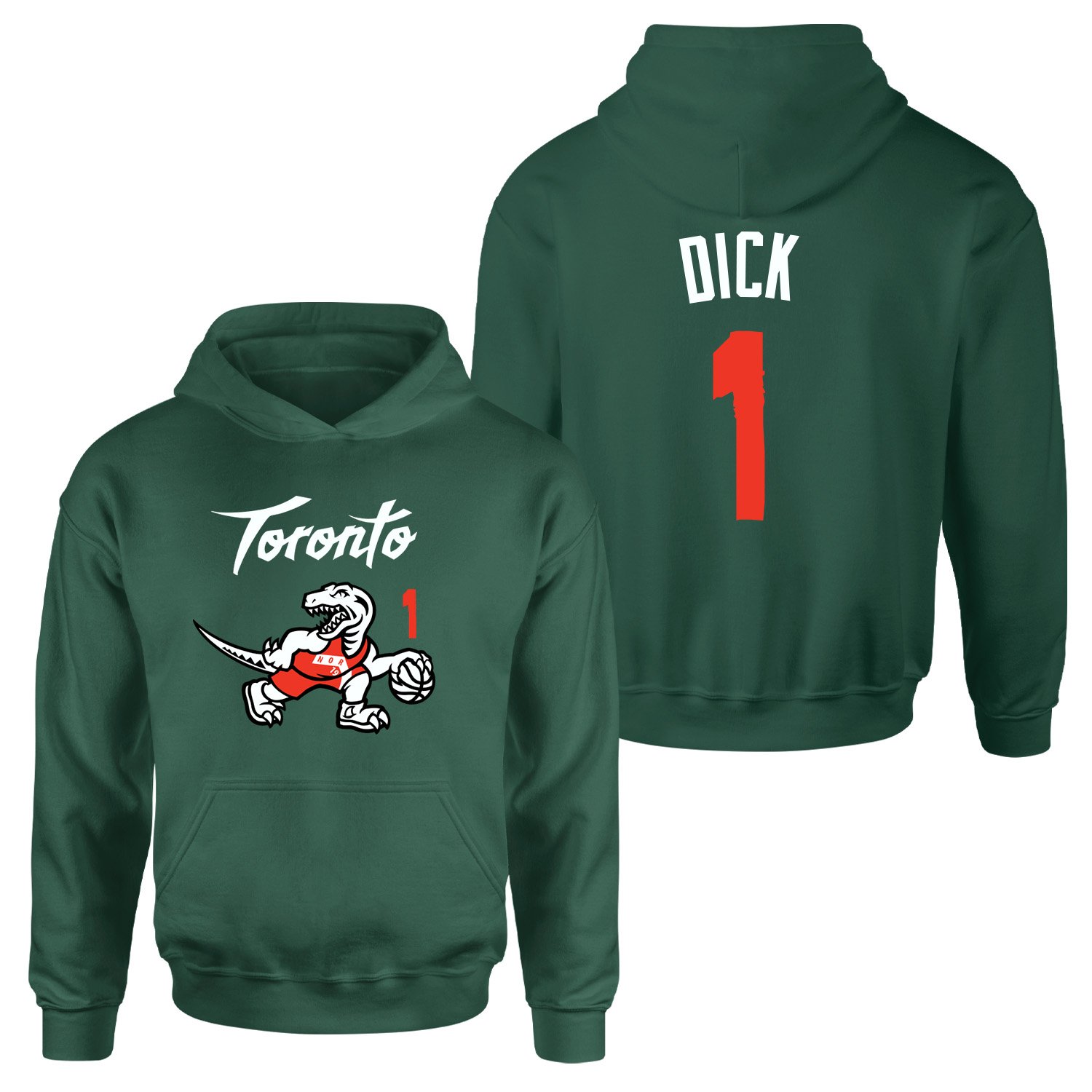 Gradey Dick 1 City Edition Raptors Hoodie S - Nefti Yeşili