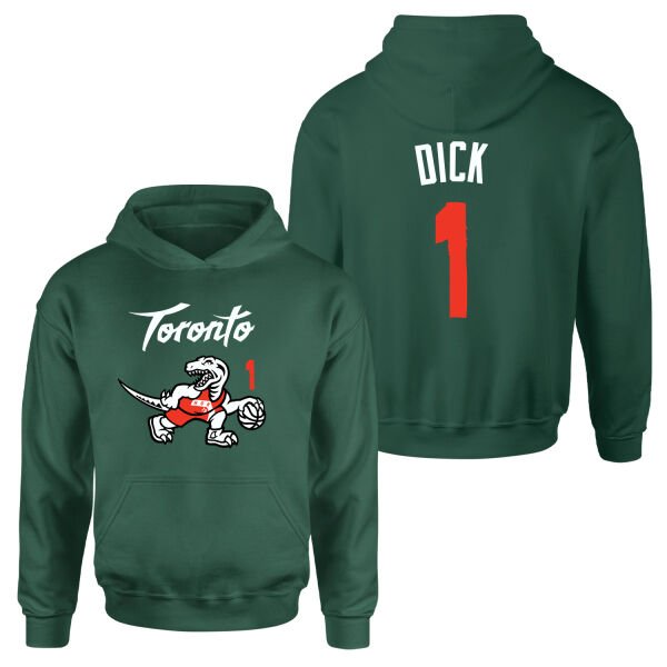 Gradey Dick 1 City Edition Raptors Hoodie S - Nefti Yeşili