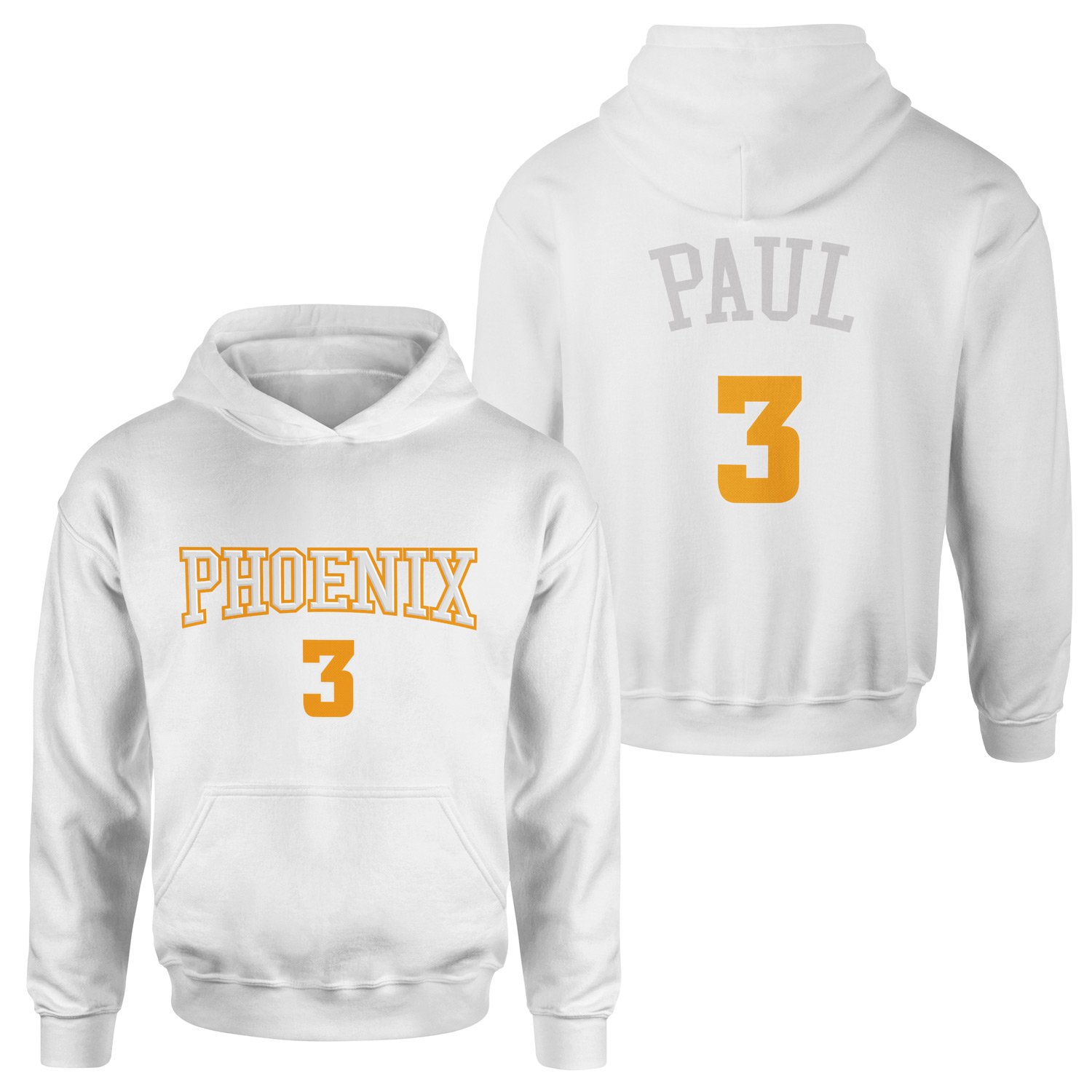 Chris Paul Phoenix Forma Hoodie M - Beyaz