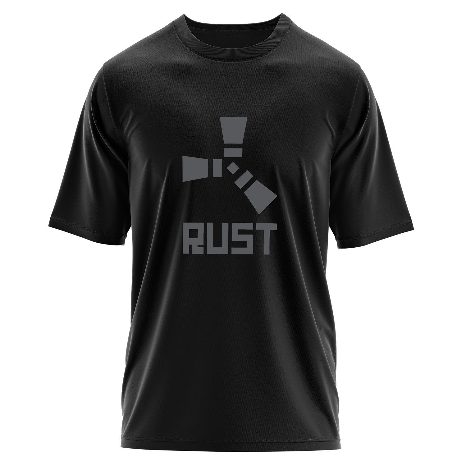 Rust Oversize Tişört L - Siyah