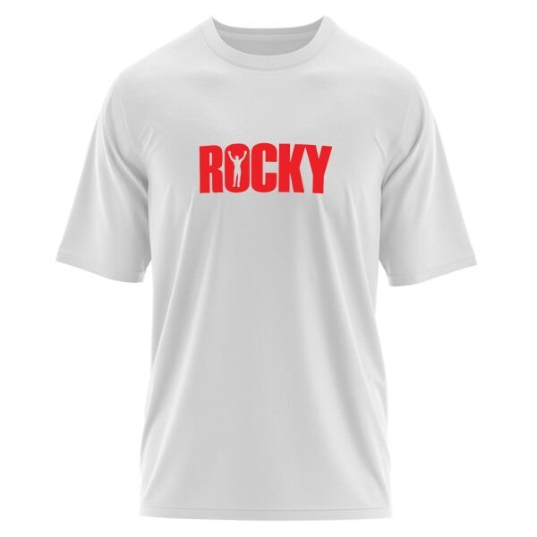 Rocky Oversize Tişört S - Beyaz