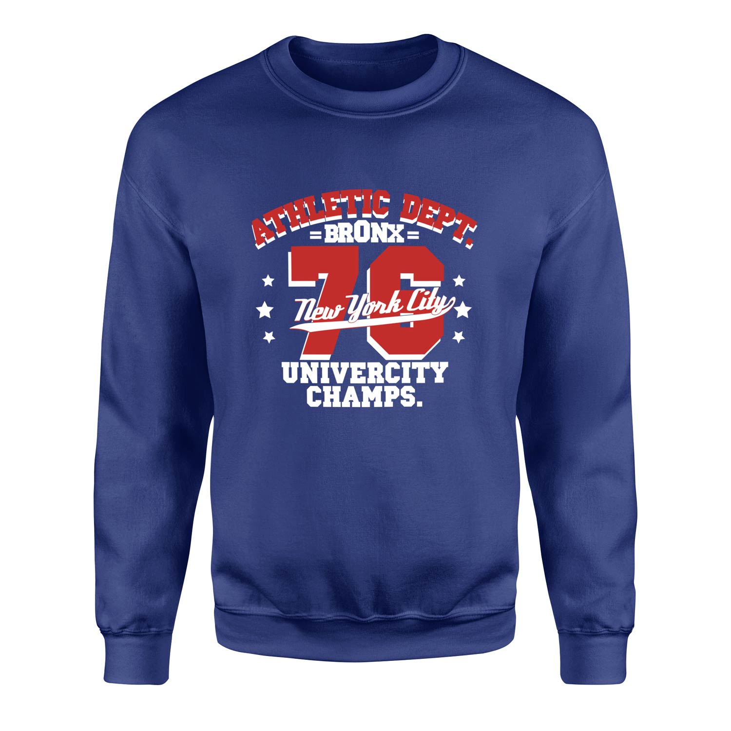 Bronx 76 NYC Sweatshirt L - İndigo Mavisi
