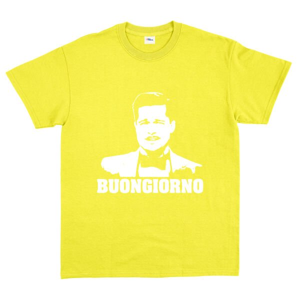 Buongiorno | Inglorious Basterds Tişört S - Sarı