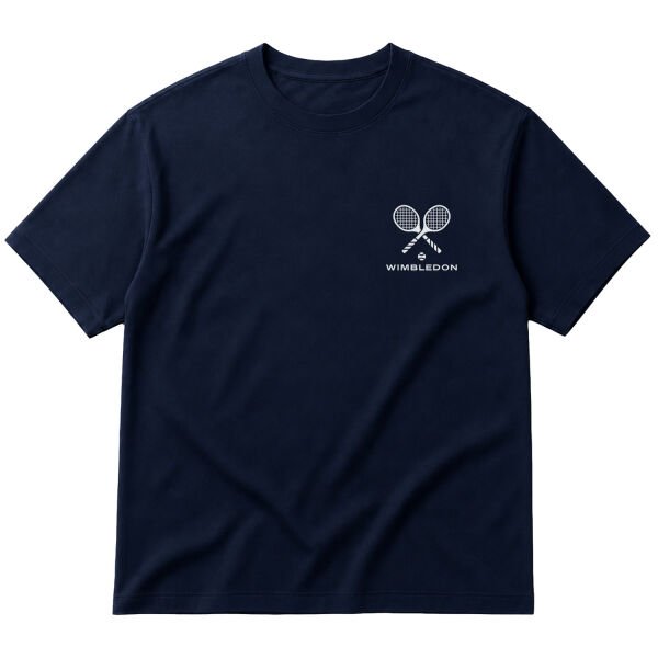 Wimbledon R Oversize Tişört M - İndigo Mavisi