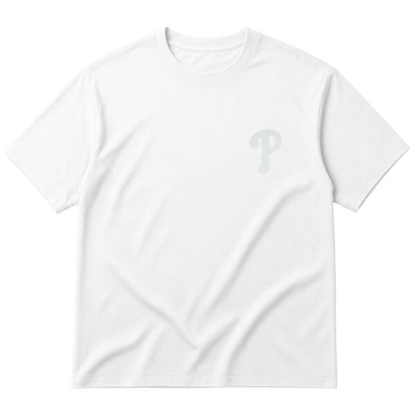 Philadelphia Phillies Oversize Tişört L - Beyaz