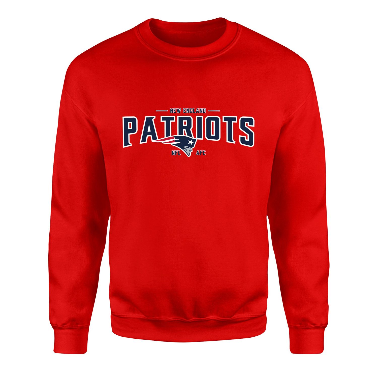 New England Patriots AFC Sweatshirt S - Kırmızı