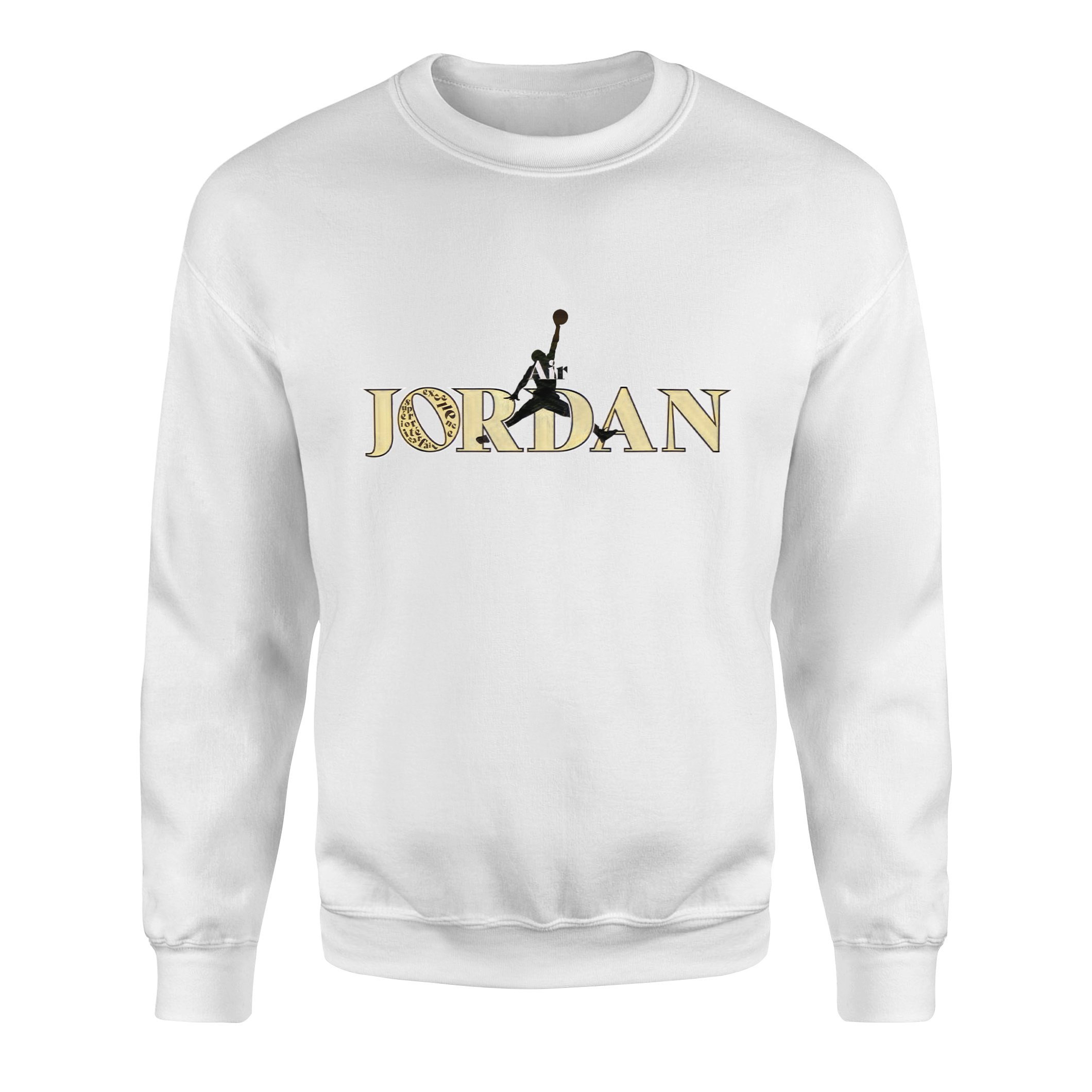 Air Jordan Exellence Sweatshirt M - Beyaz