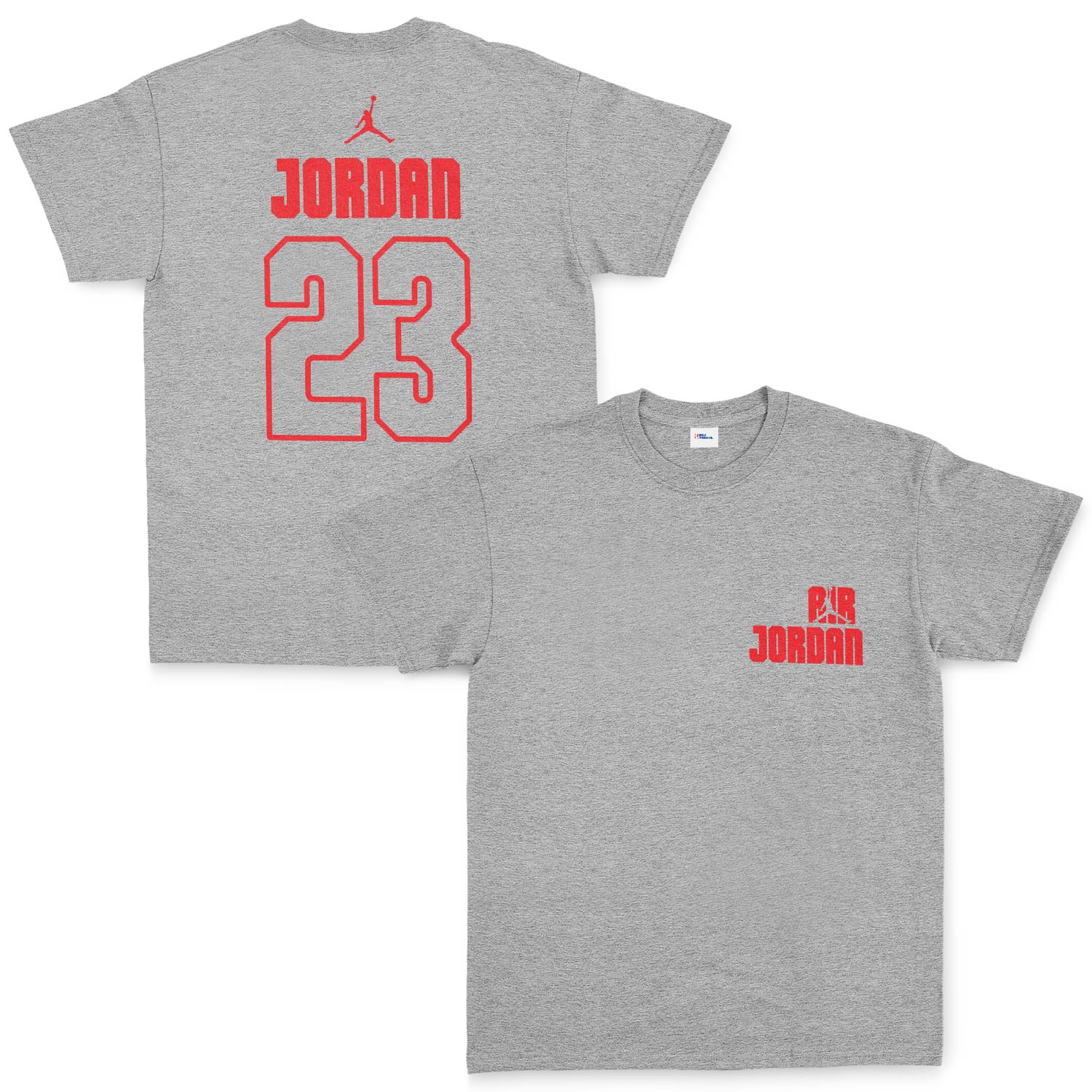 Air Jordan Block 23 Tişört XXL - Gri